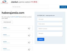 Tablet Screenshot of haberajanda.com